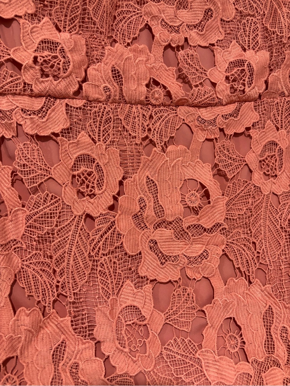 Alexia Admor Coral Pink Lace Mini Dress - Picture 3 of 11